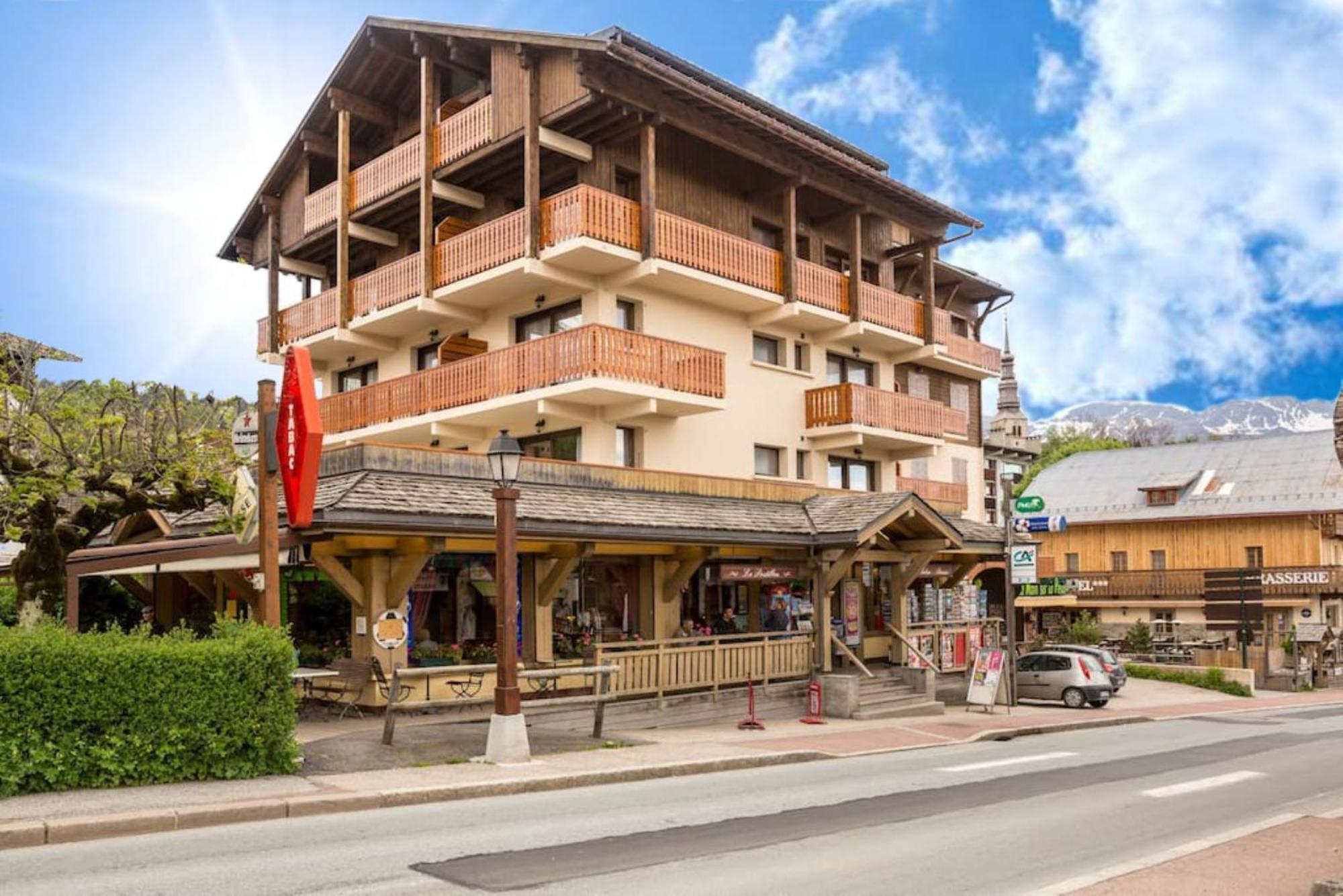 Aparthotel Les Aiguilles De Warens Combloux Exterior foto