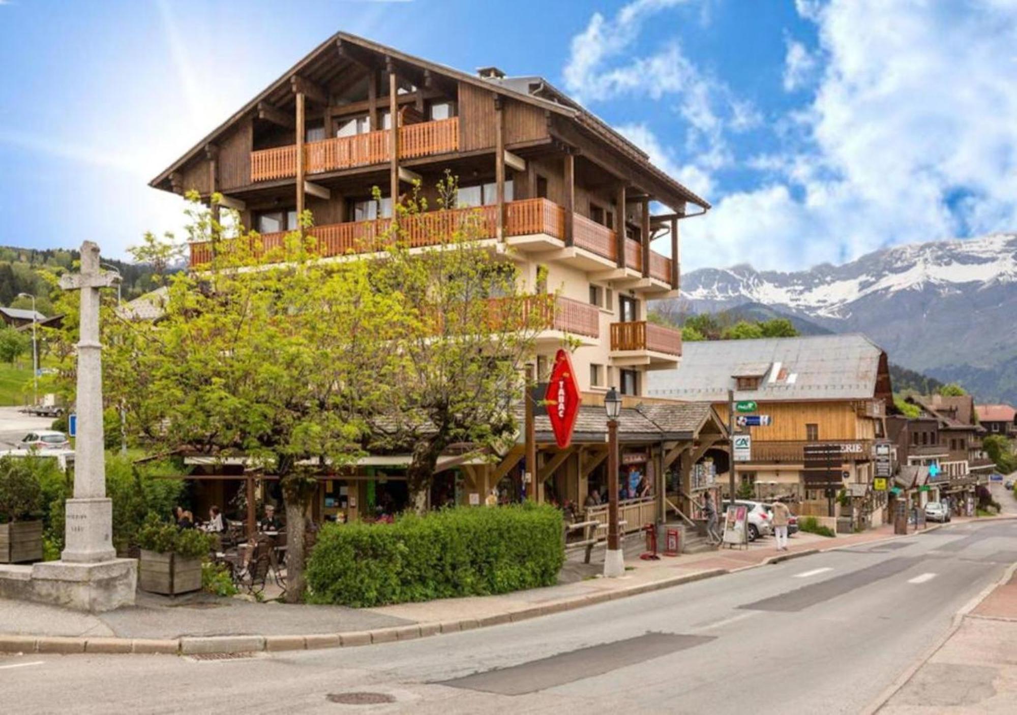 Aparthotel Les Aiguilles De Warens Combloux Exterior foto