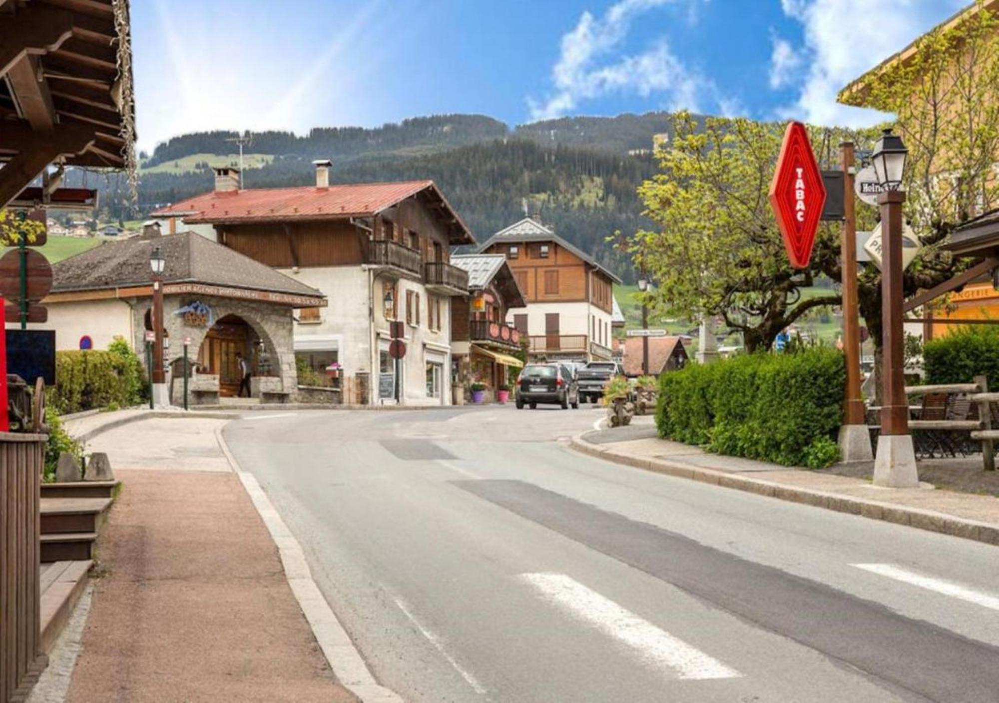 Aparthotel Les Aiguilles De Warens Combloux Exterior foto