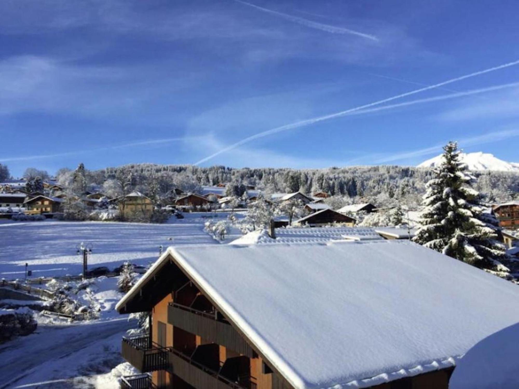 Aparthotel Les Aiguilles De Warens Combloux Exterior foto