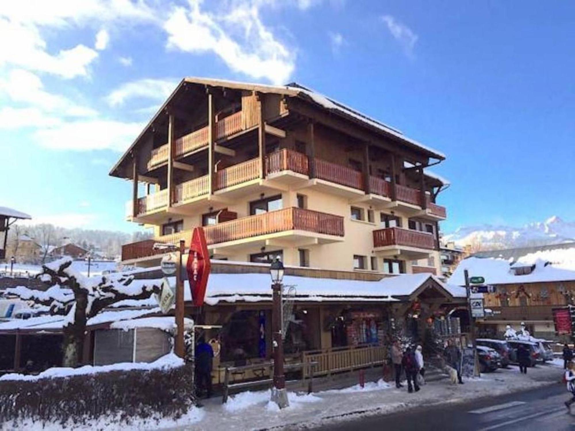 Aparthotel Les Aiguilles De Warens Combloux Exterior foto